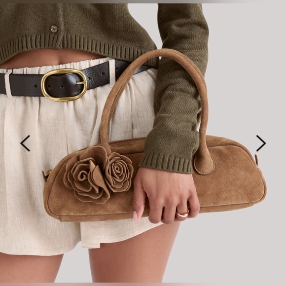 Dolce Vita Handbags - Brand New! Anthropologie Dolce Vita Boracay Shoulder Bag Brown Suede - $228